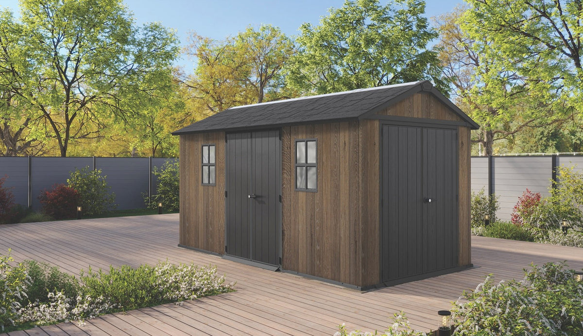 PRE ORDER: OCT. - Keter Apex Double Door Shed 7.5x15 (2.3 x 4.6m)