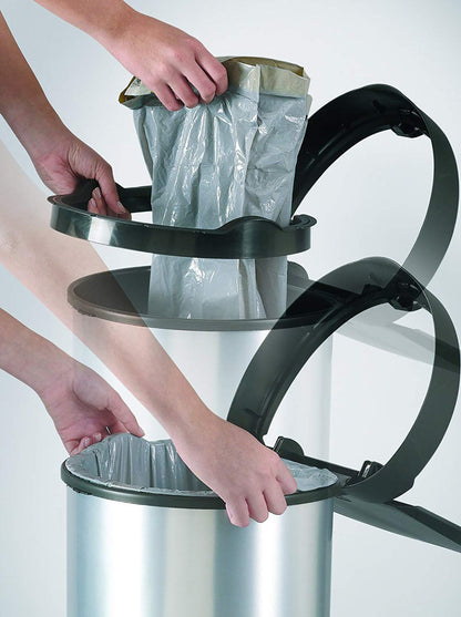 PRE ORDER: OCT. - Curver Deco Touch Bin - 40L- Steel Look