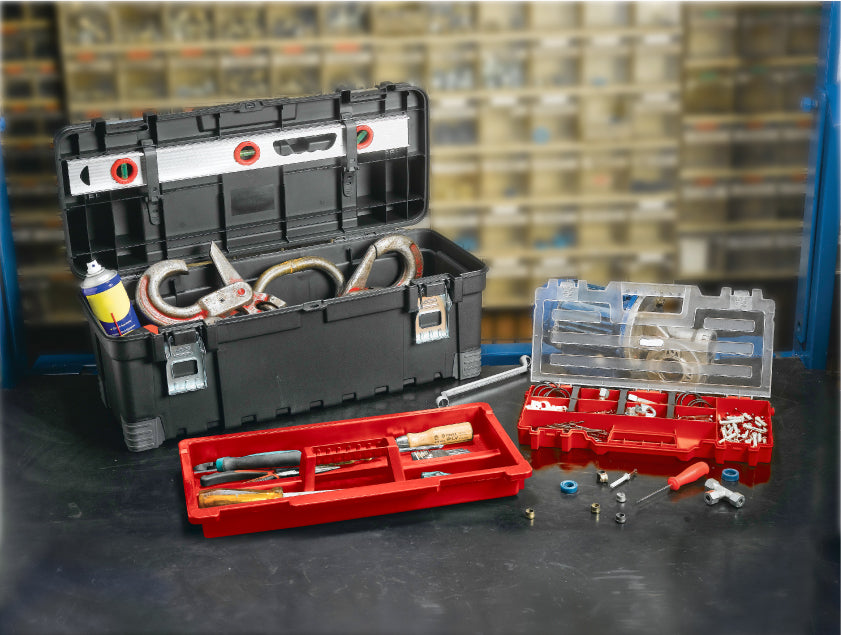 Keter 26" Hawk Tool box with Lid Organizer