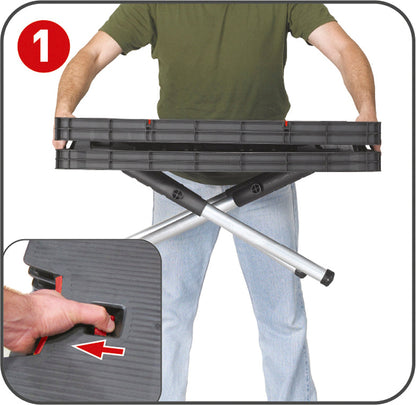 Keter Folding Work Table with Clamps