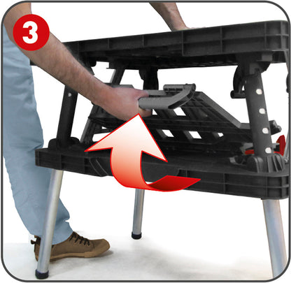 Keter Folding Work Table with Clamps