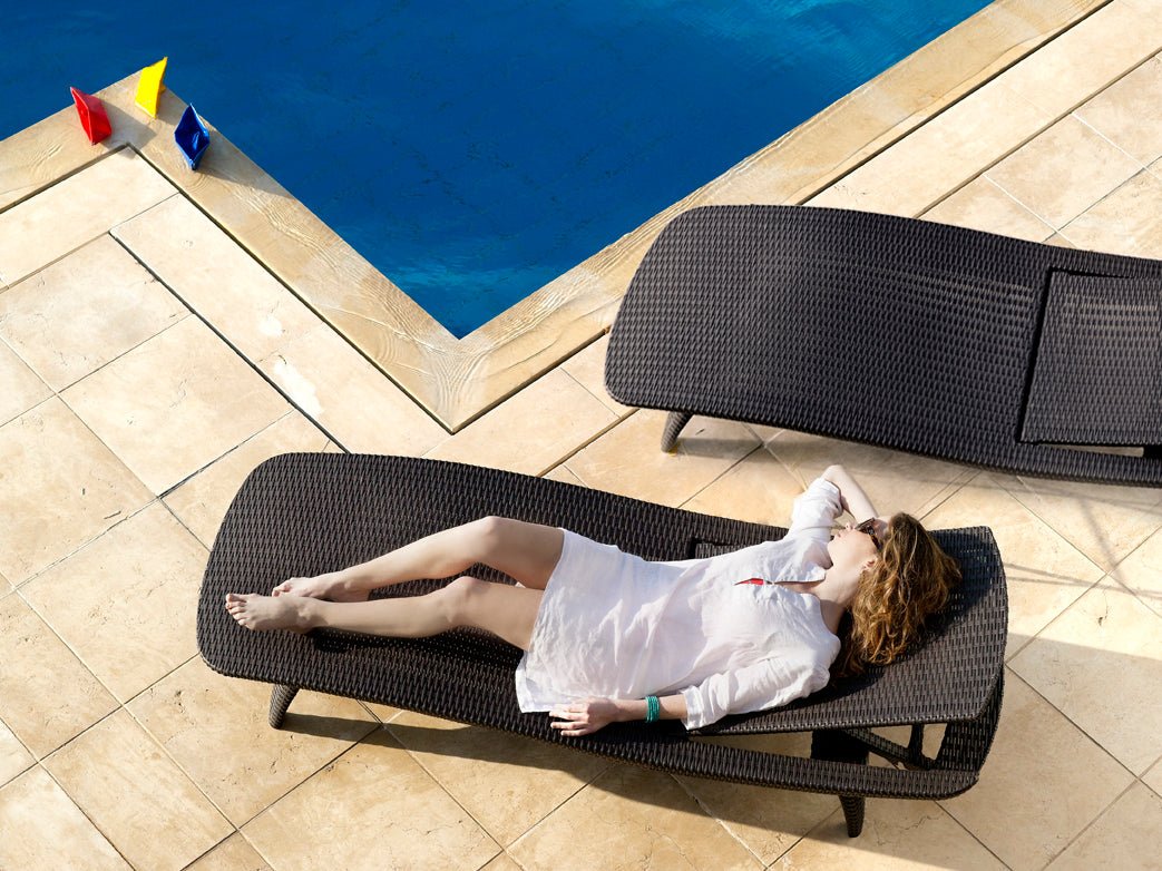 Keter Pacific Sun Loungers - 4 PACK - mazeproducts