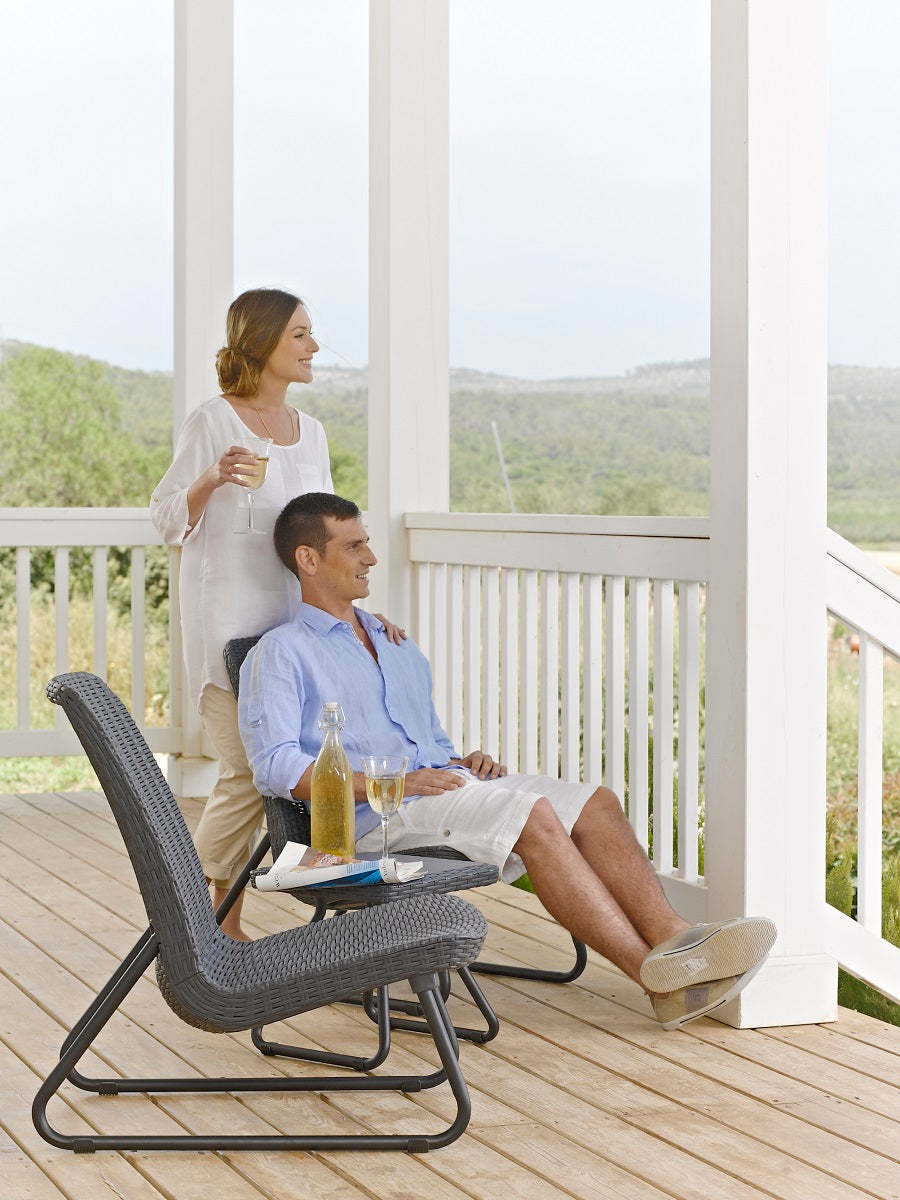 Keter Rio Patio Furniture Set - Graphite