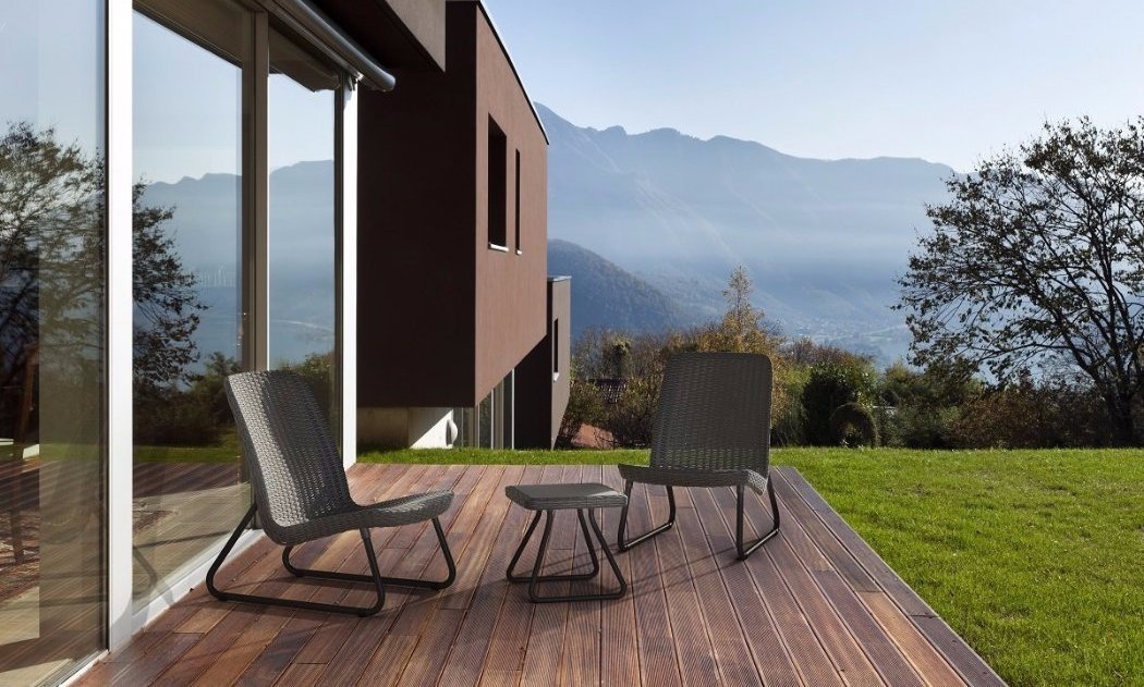Keter Rio Patio Furniture Set - Graphite
