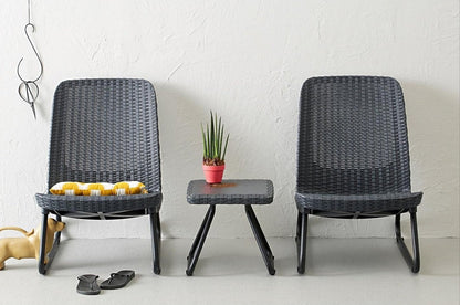 Keter Rio Patio Furniture Set - Graphite