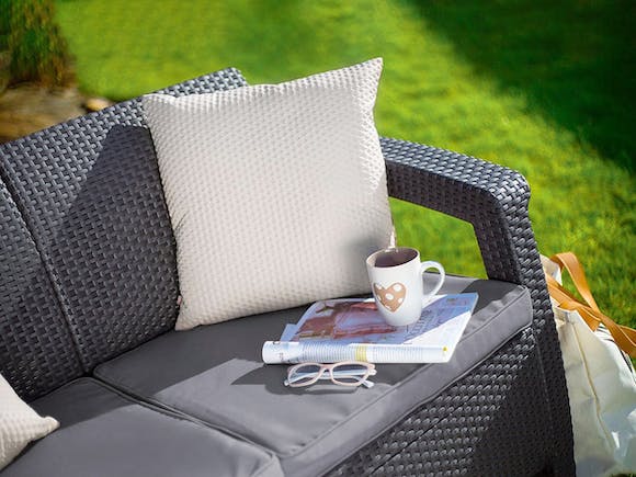 PRE ORDER: OCT. - Keter Corfu 4 Seater Storage Lounge Set