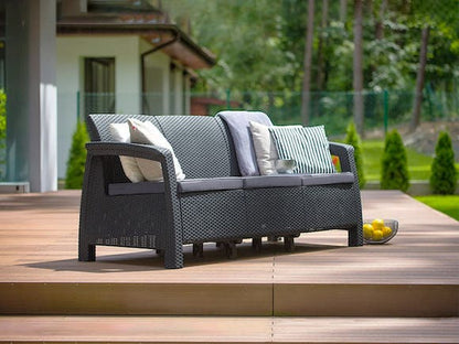 PRE ORDER: OCT. - Keter Corfu 5 Seater Lounge Set