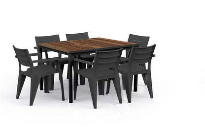 PRE ORDER: NOV. - Keter Signature Porto Dining Table - Walnut Look (1.6 x 0.9m)