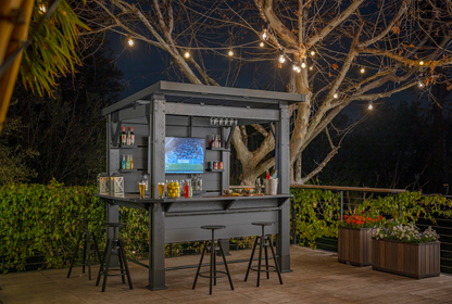 PRE ORDER: SEP. - Keter Bar Gazebo - Grey