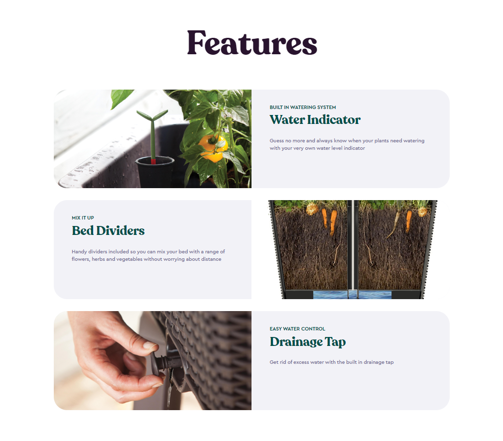Keter Easy Grow Planter- Brown