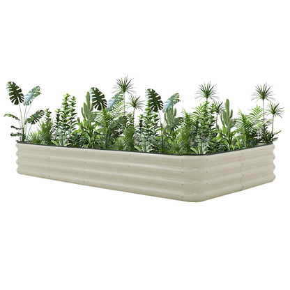 Raised Garden Bed (Height 29cm) with 2m Net Tunnel - mazeproducts