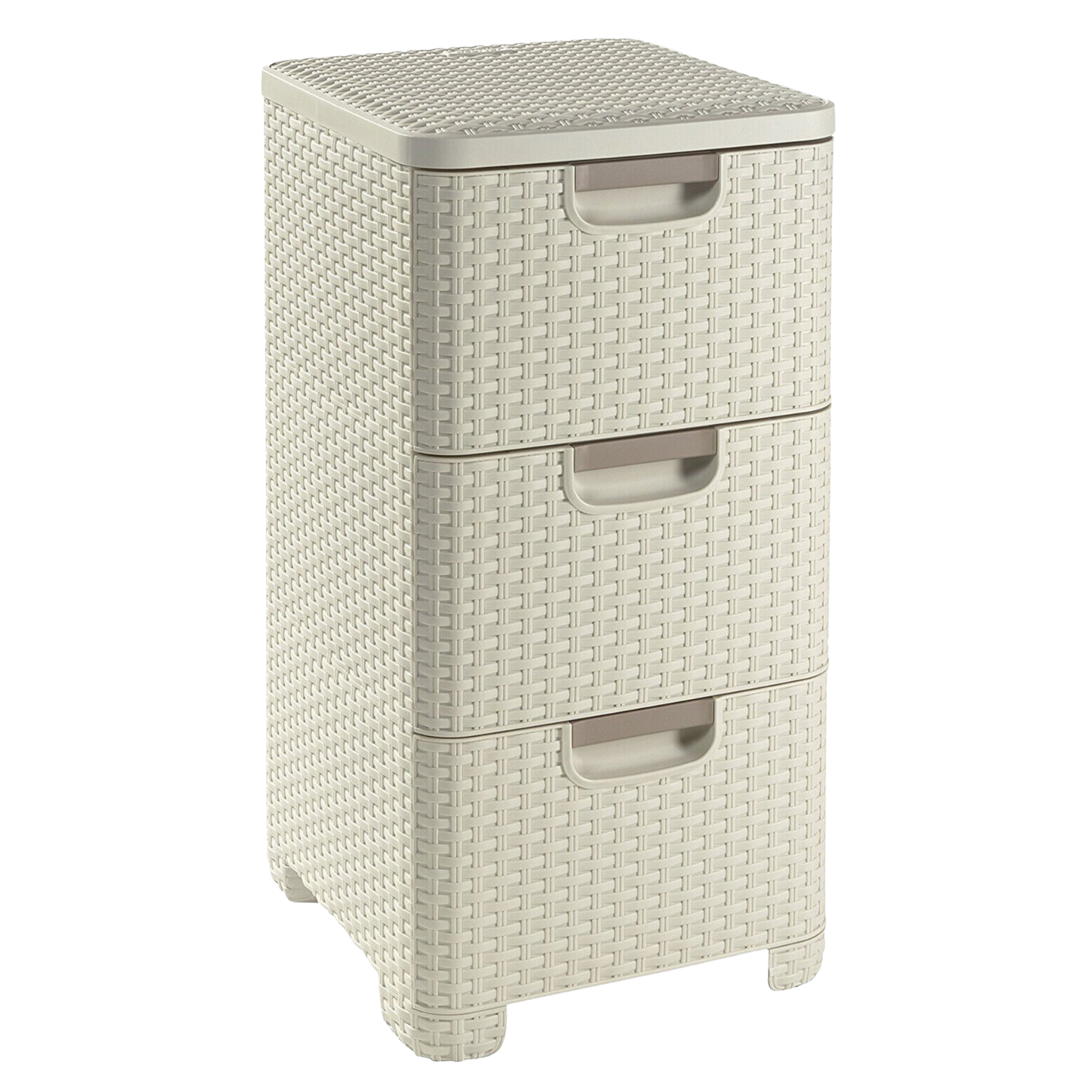 Curver Style Storage 3 Drawer Set - White (14L)