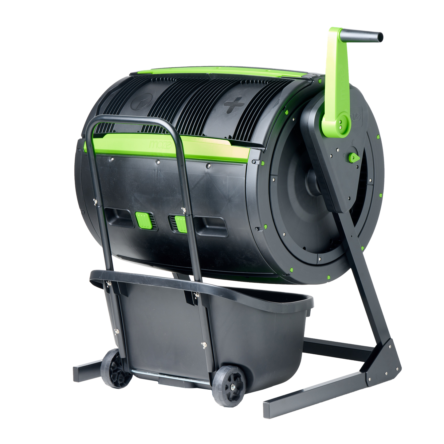 PRE ORDER: NOV. - EASY-TURN 245L MAZE Compost Tumbler with Cart
