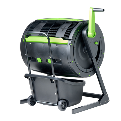 PRE ORDER: NOV. - EASY-TURN 245L MAZE Compost Tumbler with Cart