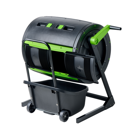 245L MAZE Compost Tumbler with Composting Cart