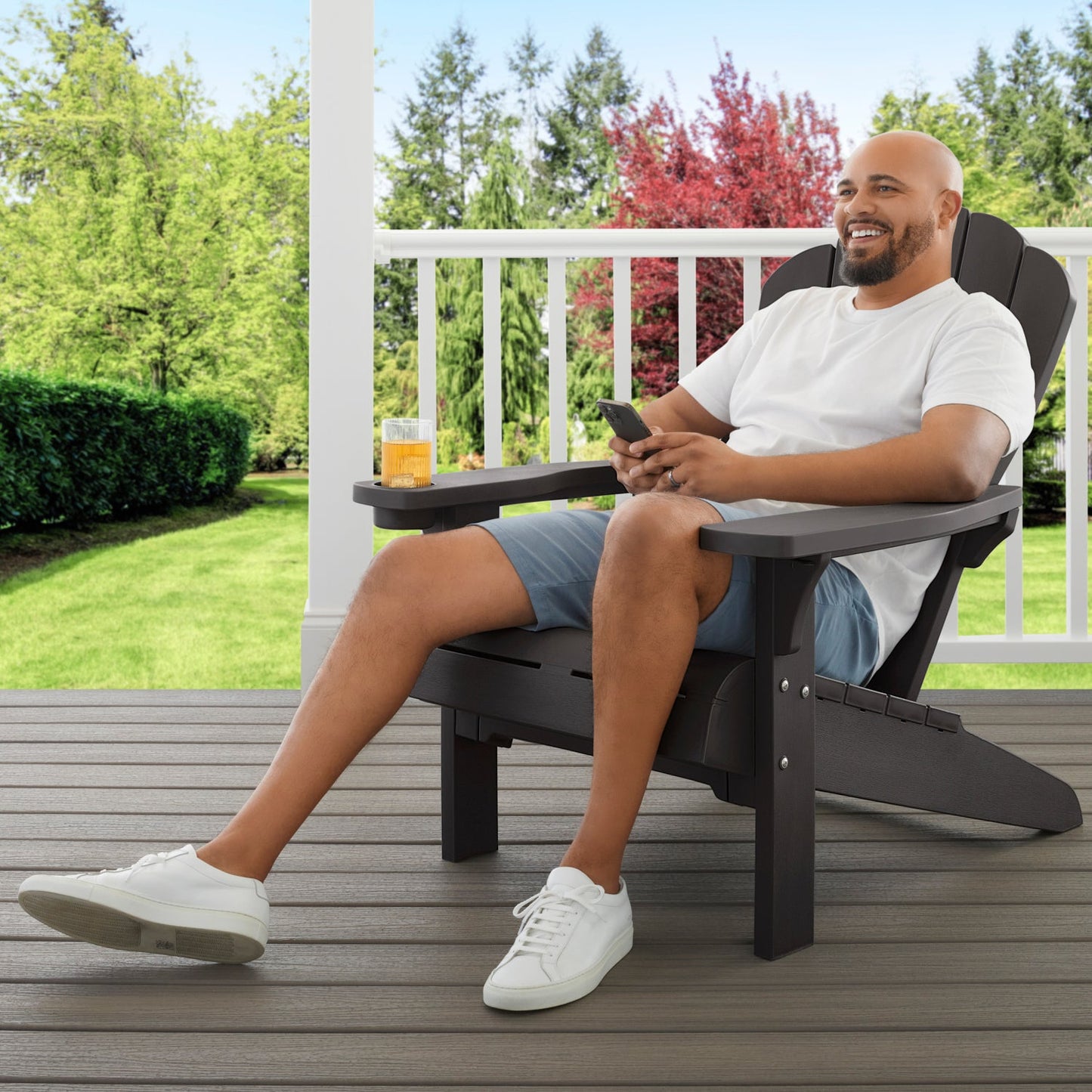 Keter Everest Adirondack Chair - Brown