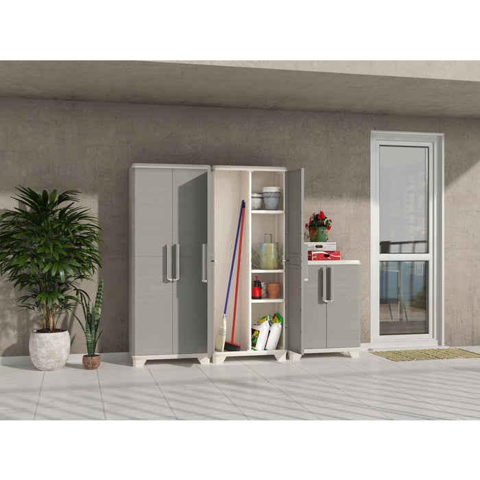 Linear Wood Base Cabinet