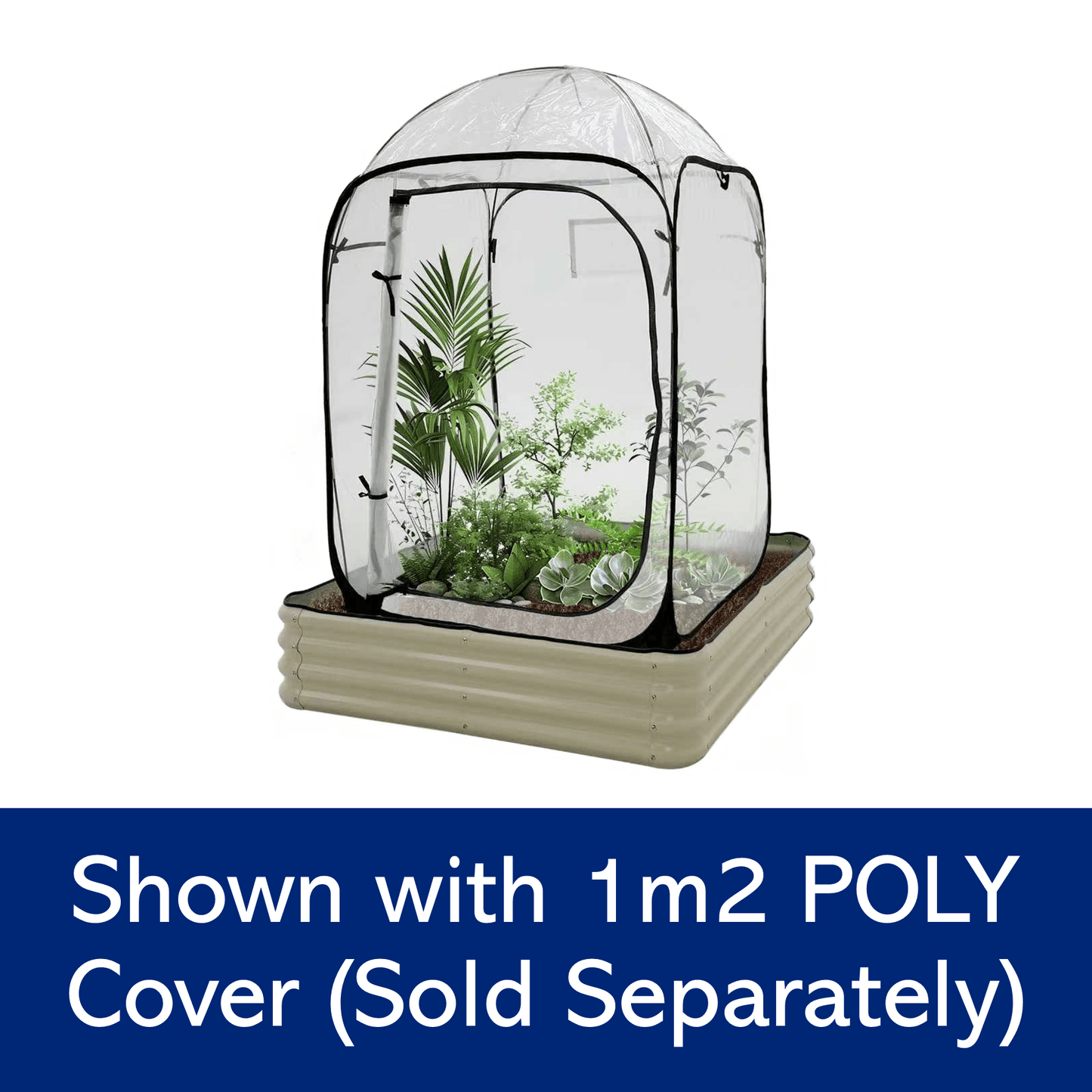 PRE ORDER: DEC. - Raised Garden Bed - W125 x D125 x H29cm - mazeproducts