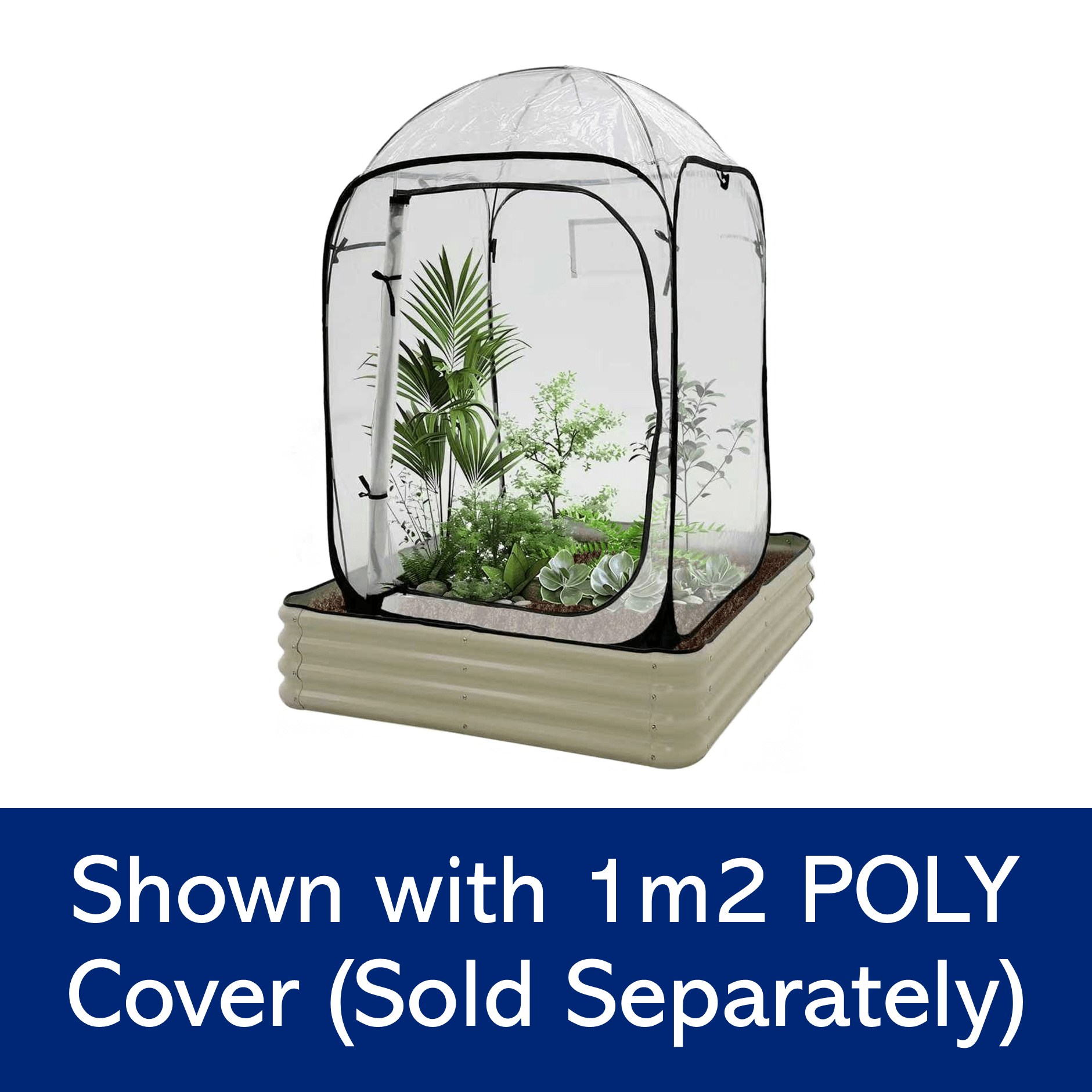 PRE ORDER: DEC. - Raised Garden Bed - W125 x D125 x H29cm - mazeproducts