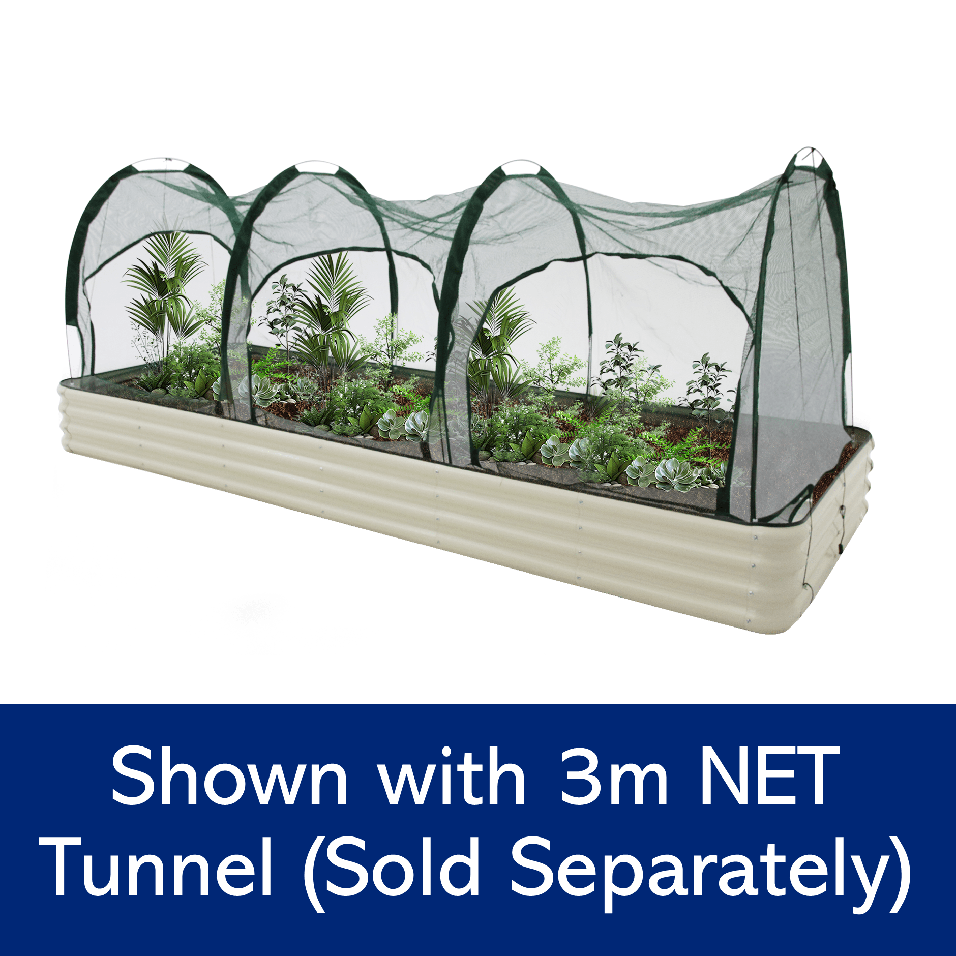 PRE ORDER: DEC. - Raised Garden Bed - W307 x D107 x H29cm - mazeproducts