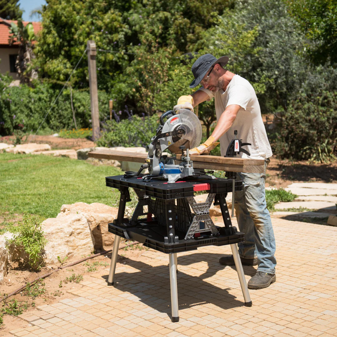Keter Folding Work Table with Clamps