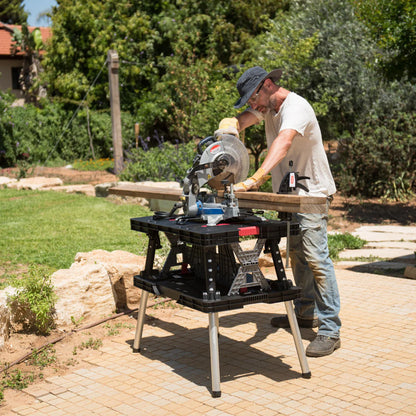 Keter Folding Work Table with Clamps