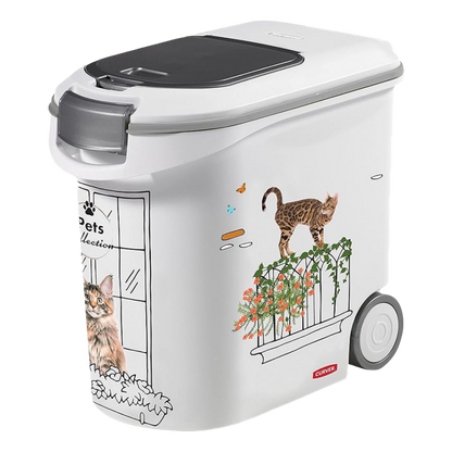 Curver 35L/12kg Pet food Storage Container - Cats