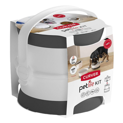 Curver 3 in 1 Food Travel Kit - White & Grey