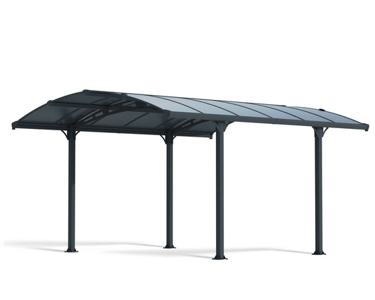 Tucson Gazebo 3.6m x 4.4m - Grey Frame With Grey Roof - mazeproducts