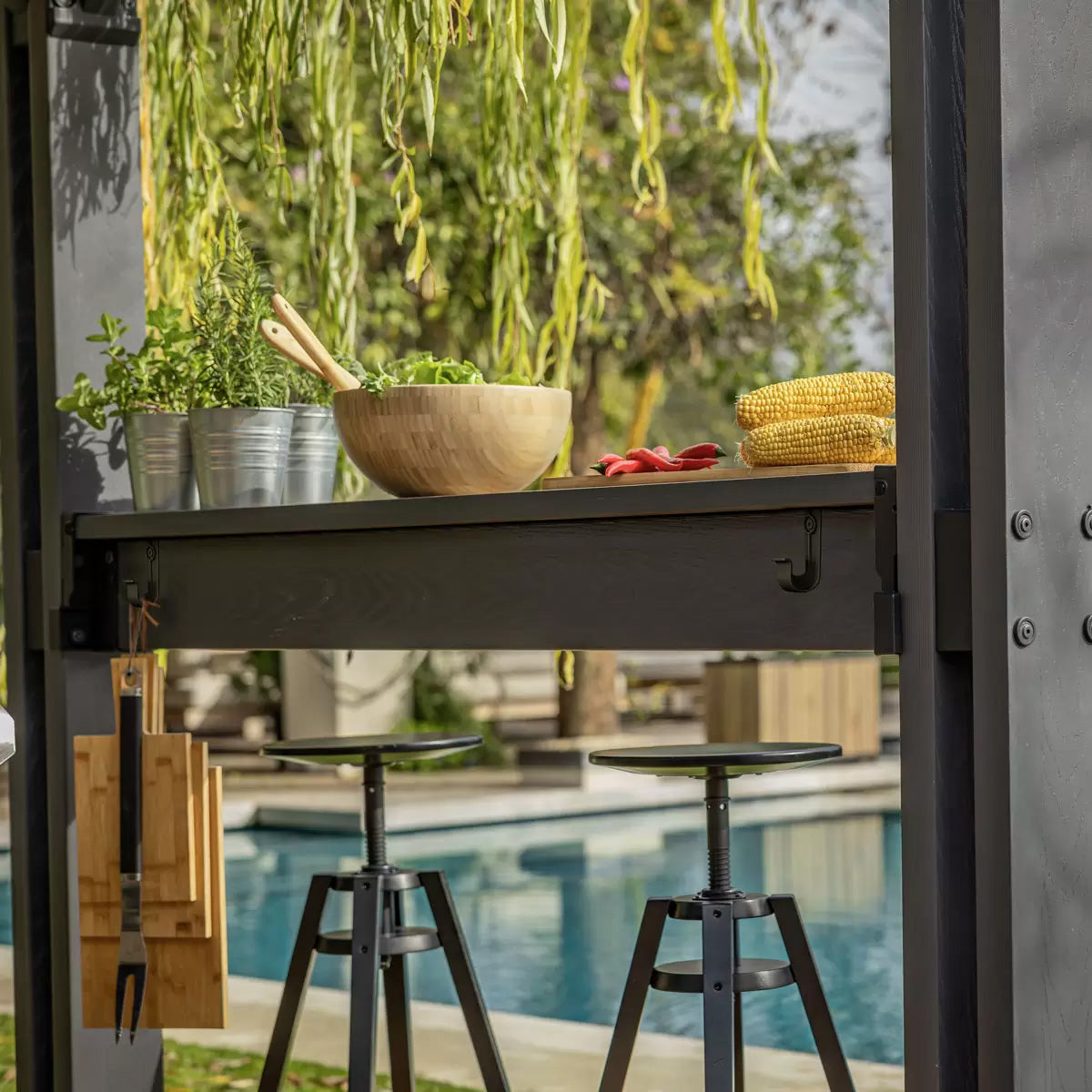 PRE ORDER: SEP. - Keter Grill Gazebo - Grey