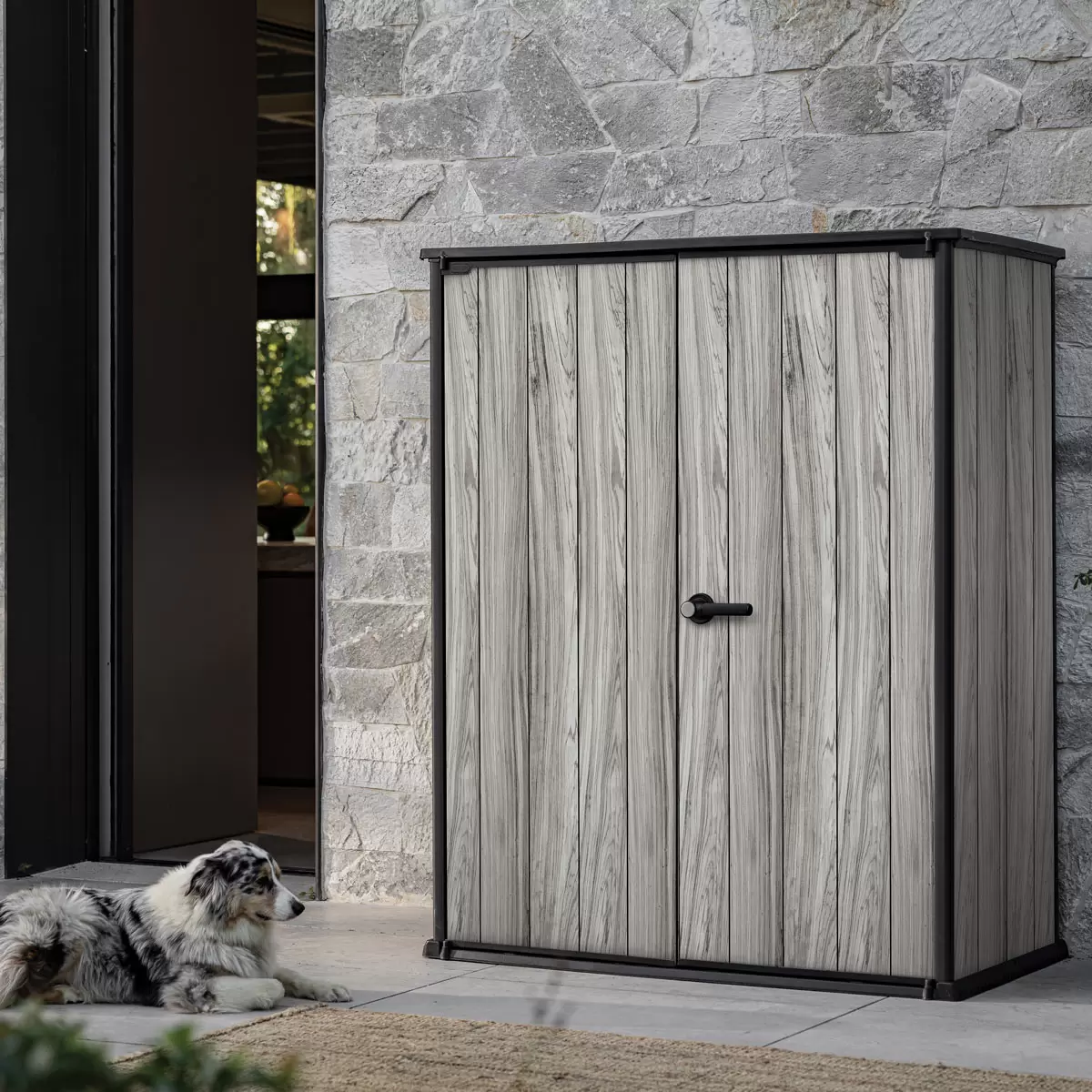 PRE ORDER: SEP.- Keter Signature Vertical Shed - Stormgrey Look
