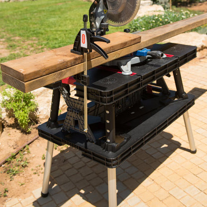 Keter Folding Work Table with Clamps