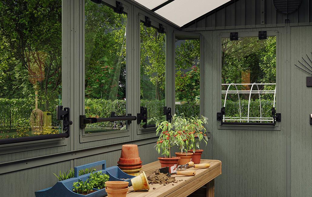 PRE ORDER: SEP. - Keter Potting 6x8 Shed - Green (1.9 x 2.4m)