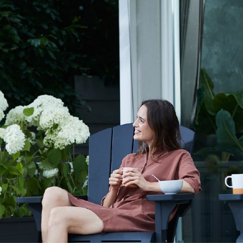 PRE ORDER: NOV. - Keter Troy (no cup holder) Adirondack - Graphite
