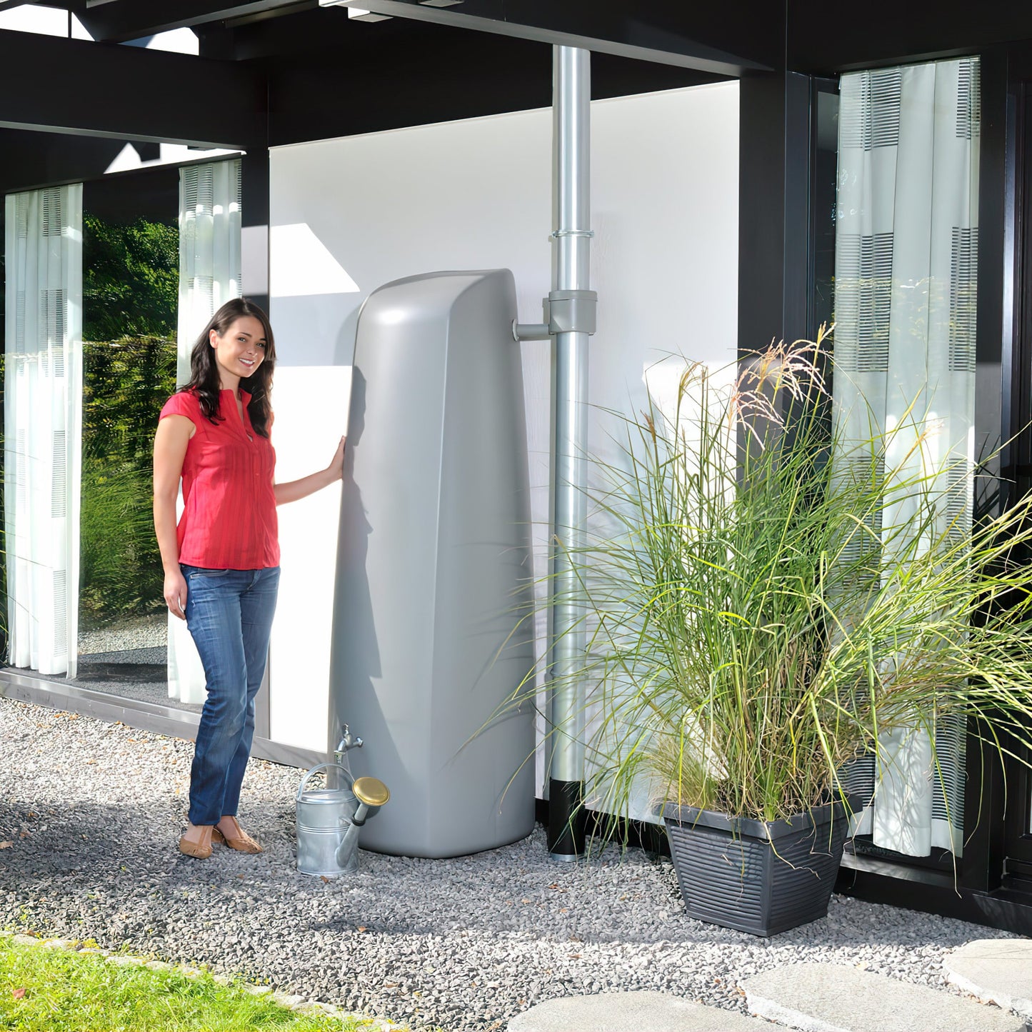 400L ELEGANCE Wall MINItank - Grey