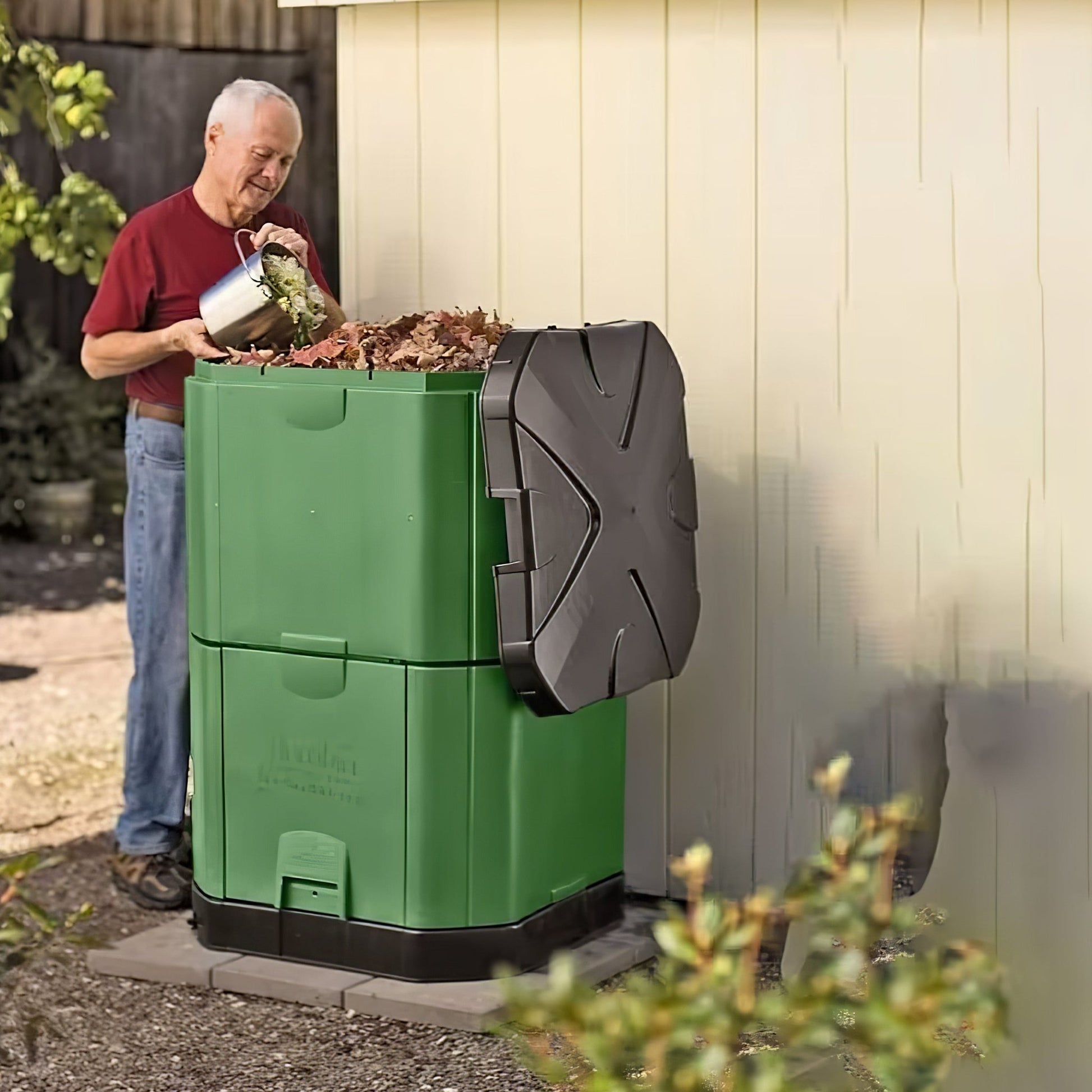 Aerobin Outdoor Compost Bin (400L) - mazeproducts
