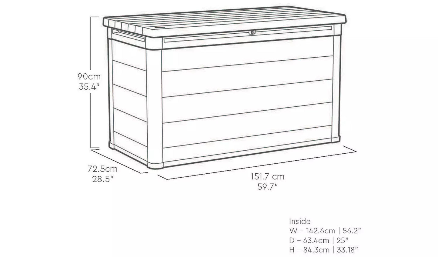 Keter Premier 757L Storage Box - Grey