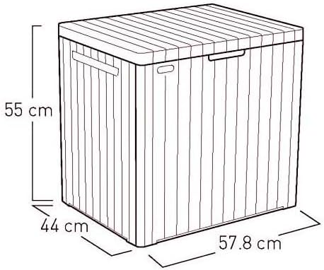 Keter City Box - 113L Outdoor Storage Box - 2 PACK