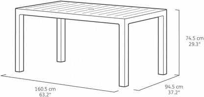 Keter Melody Bella Dining Set - White