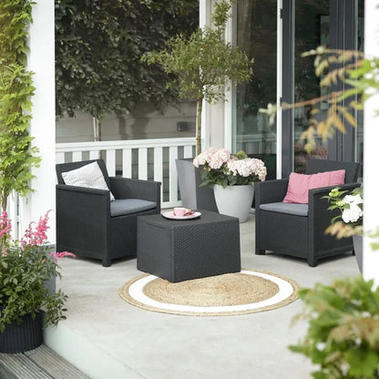 Keter Elodie Balcony Set - Graphite