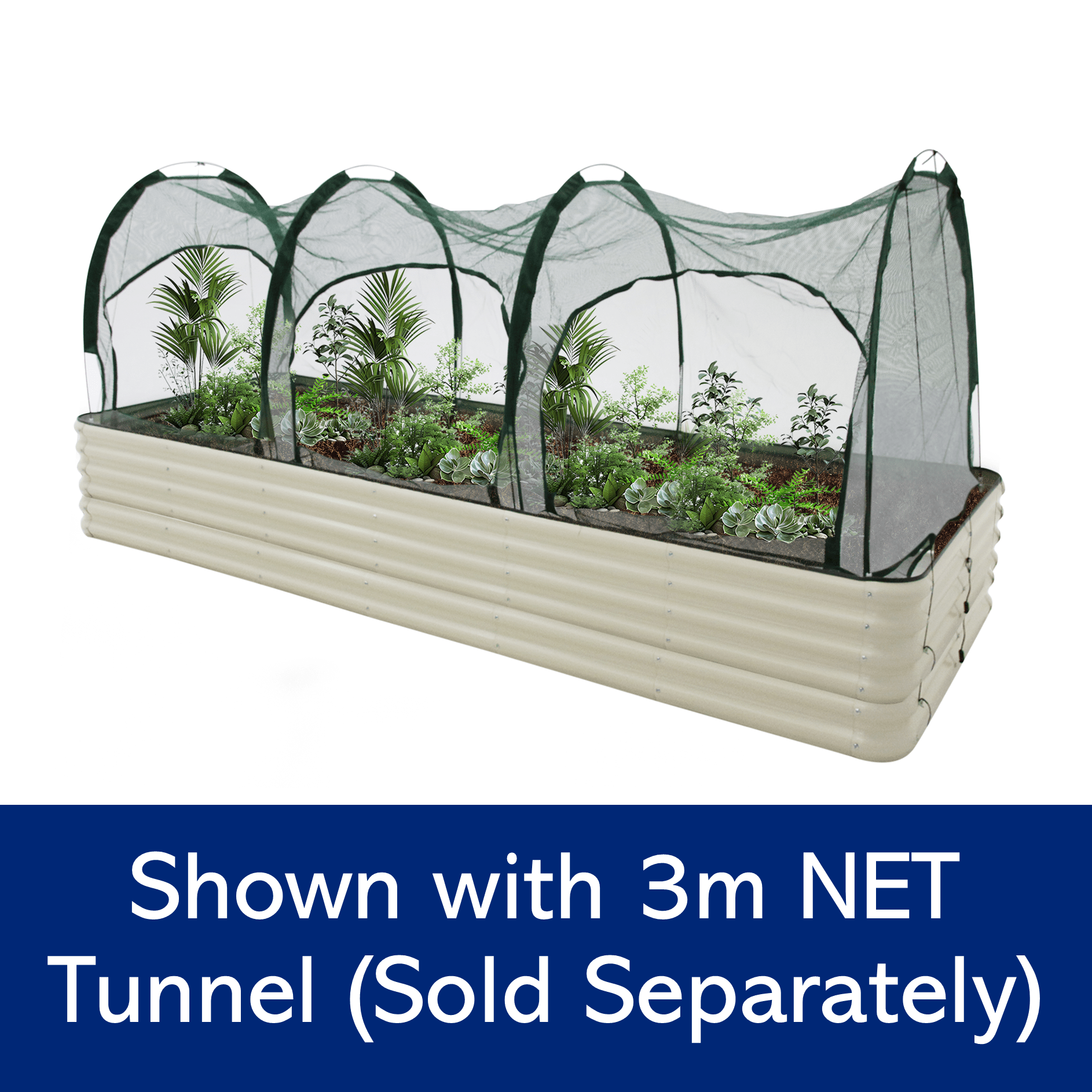 PRE ORDER: DEC. - Raised Garden Bed - W307 x D107 x H43cm - mazeproducts