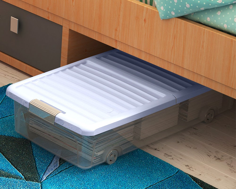 PRE ORDER: OCT. - KIS Underbed W Box - White  (Large)