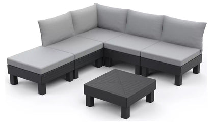 Keter Elements 5 Seater Modular Lounge Set