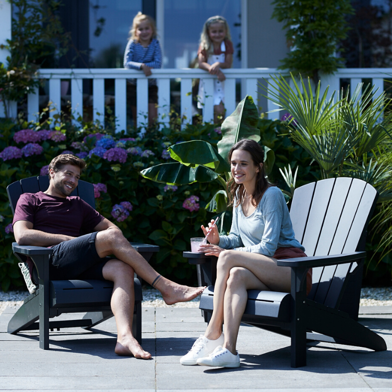 PRE ORDER: NOV. - Keter Troy (no cup holder) Adirondack - Graphite
