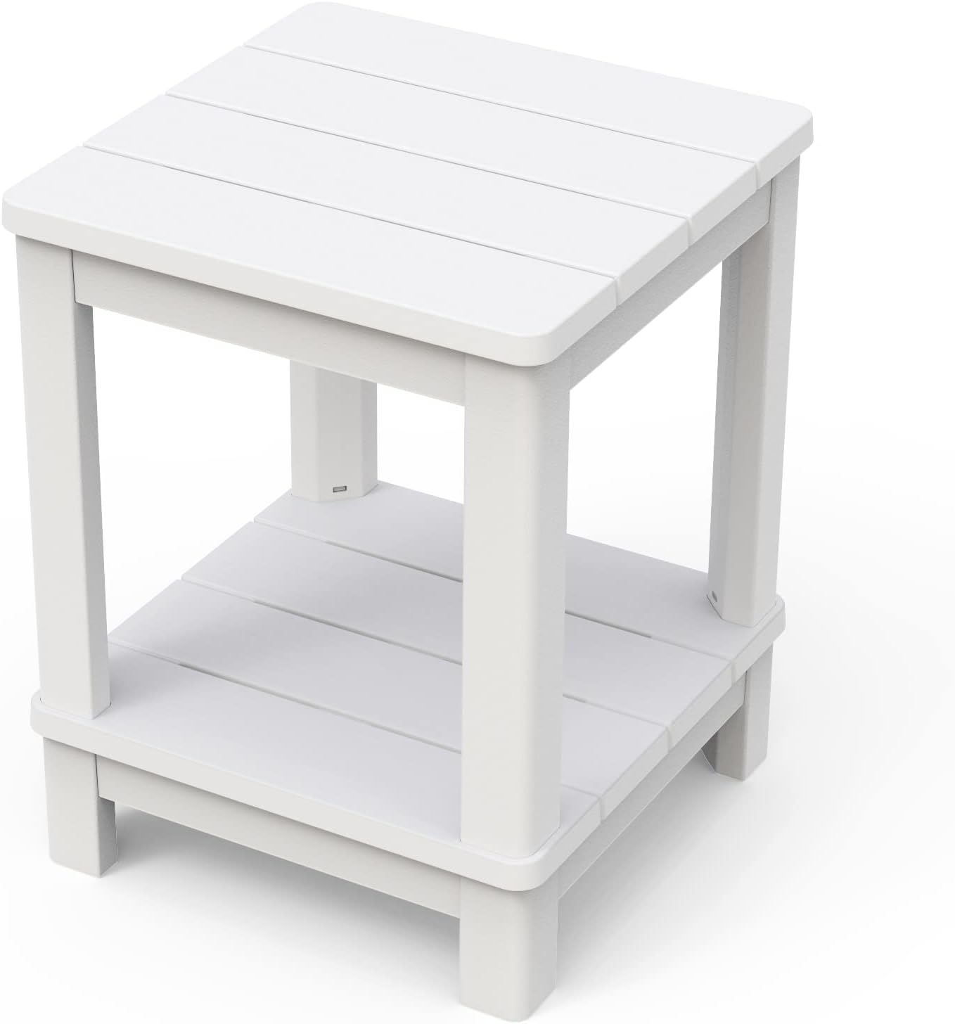 Keter Alpine Adirondack Set with Deluxe Table - White