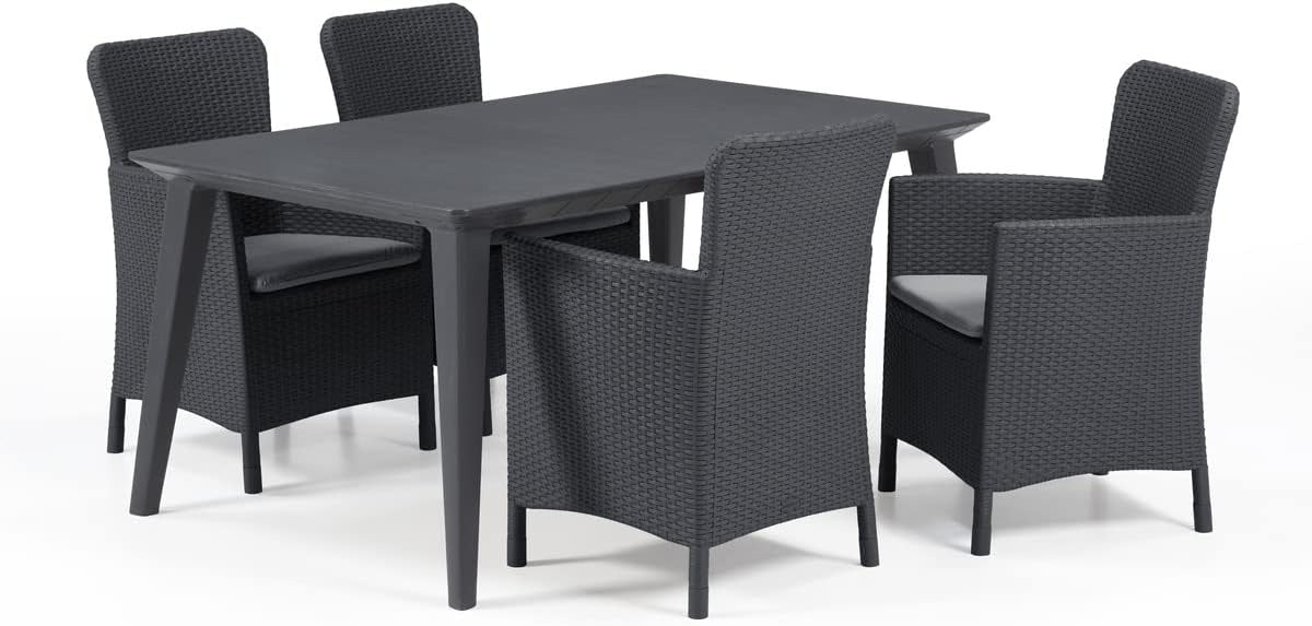 Keter Lima Dining Table - Graphite