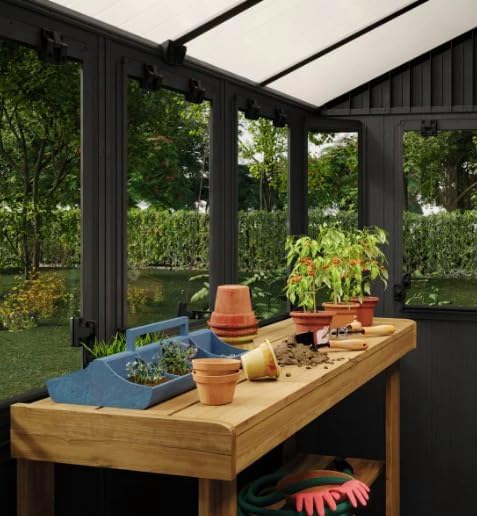 Keter Potting 6x8 Shed - Dark Grey (1.9 x 2.4m) – mazeproducts