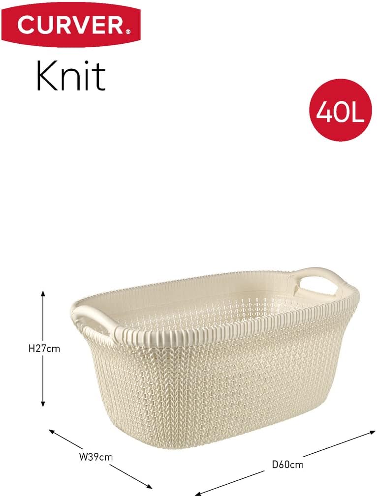 Curver Knit Laundry Basket (40L)