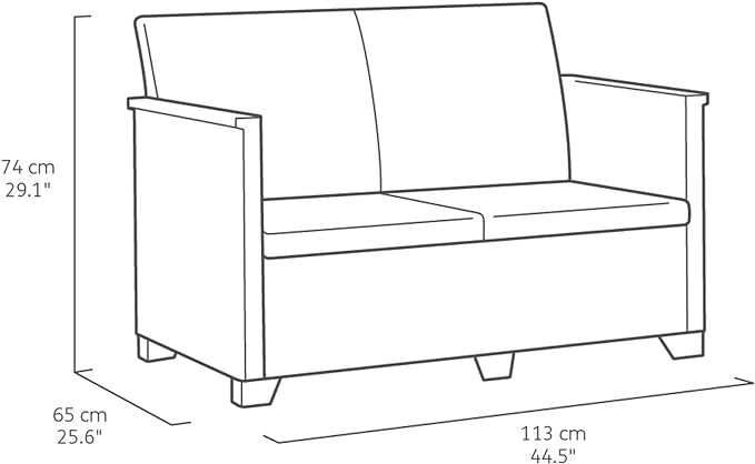 Emma 2 seater Sofa - mazeproducts
