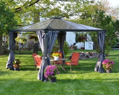 Curtain Set for 3 - 4 m. Garden Gazebo - mazeproducts